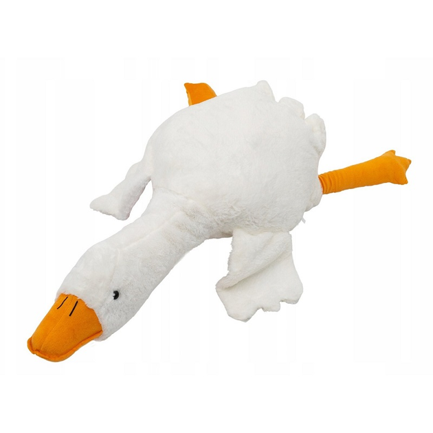 М'яка іграшка Гусь-обіймусь плюшева 70 см Білий (NG-7) М'яка іграшка Гусь-обіймусь плюшева 70 см Білий (NG-7)