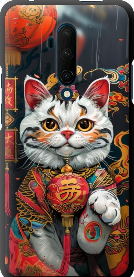 Чехол на OnePlus 7T Pro China Cat v2 (6135b-1810-42517)