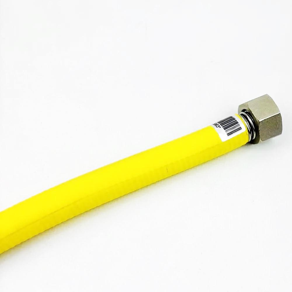 Шланг для газа гофрированный Flexy GAS нержавеющая сталь с ПВХ изоляцией 300 см ⌀ 1/2" ВВ (33358001)