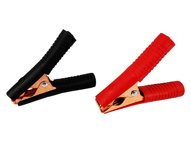 Зажим типа крокодил Lemanso LM9143 100 А 86 мм 2 шт. (7092)