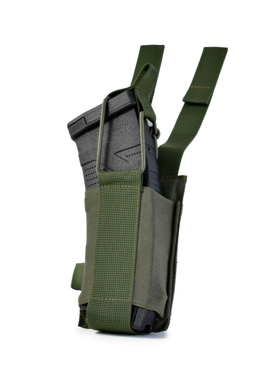 Підсумок для магазинів одинарний GIG military Elastic еластичний Ranger Green (2311000-rg) - фото 1