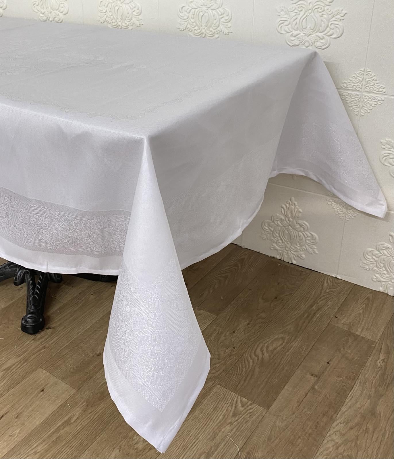 Скатерть тефлоновая Masali Model 504 140x180 см White (CN22052)