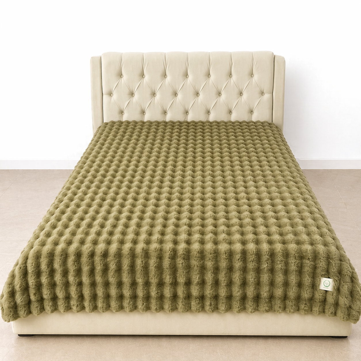 Покрывало Кролик велюровое 2,2х2,40 м Песочный (2905505877)