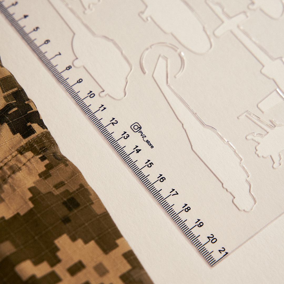 Трафарет вертольотів серії МІ квадратний (AV1-8CL) - фото 7 Трафарет вертольотів серії МІ квадратний (AV1-8CL) - фото 7