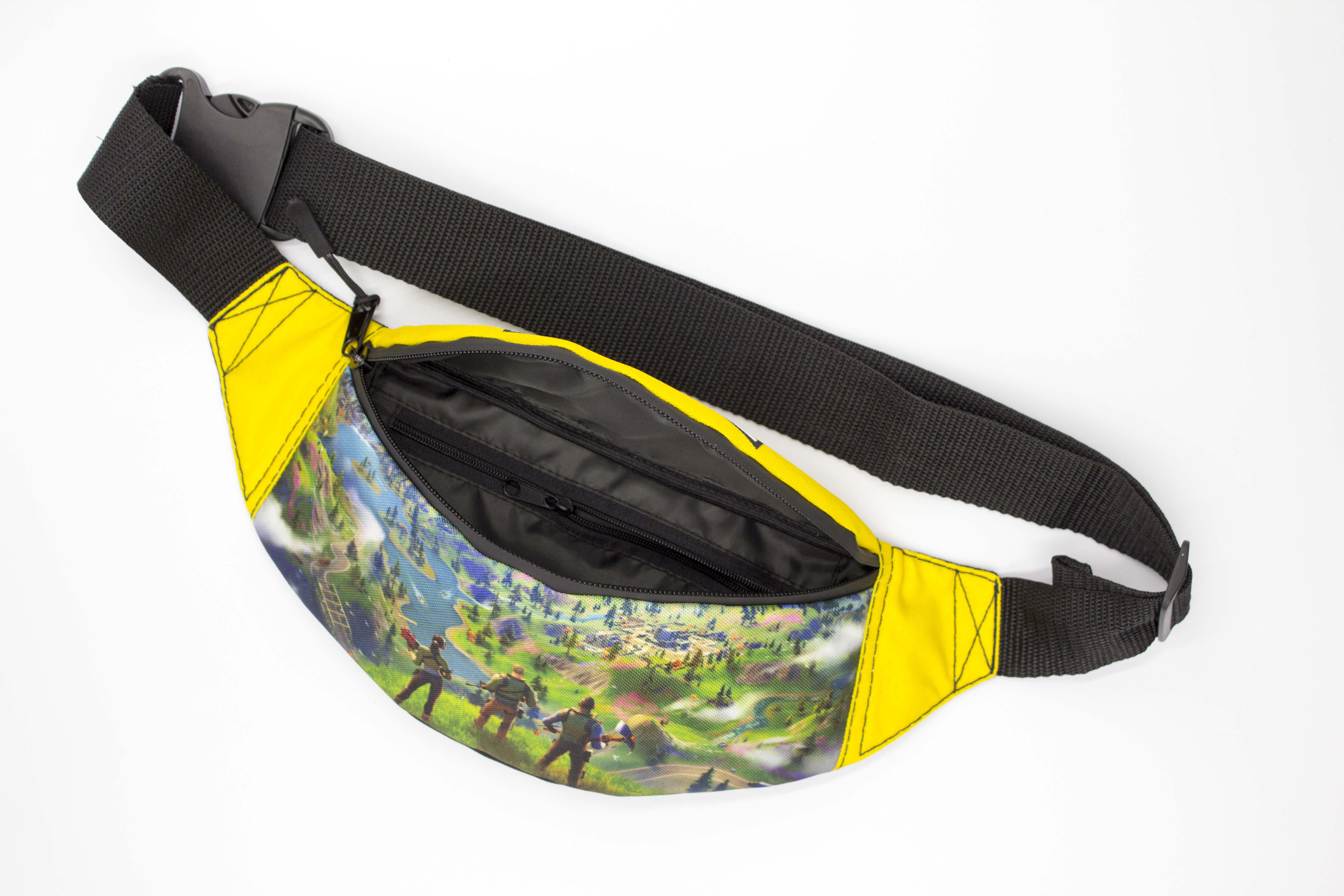 Сумка бананка для хлопців Fortnite Жовтий (BI-008) - фото 4