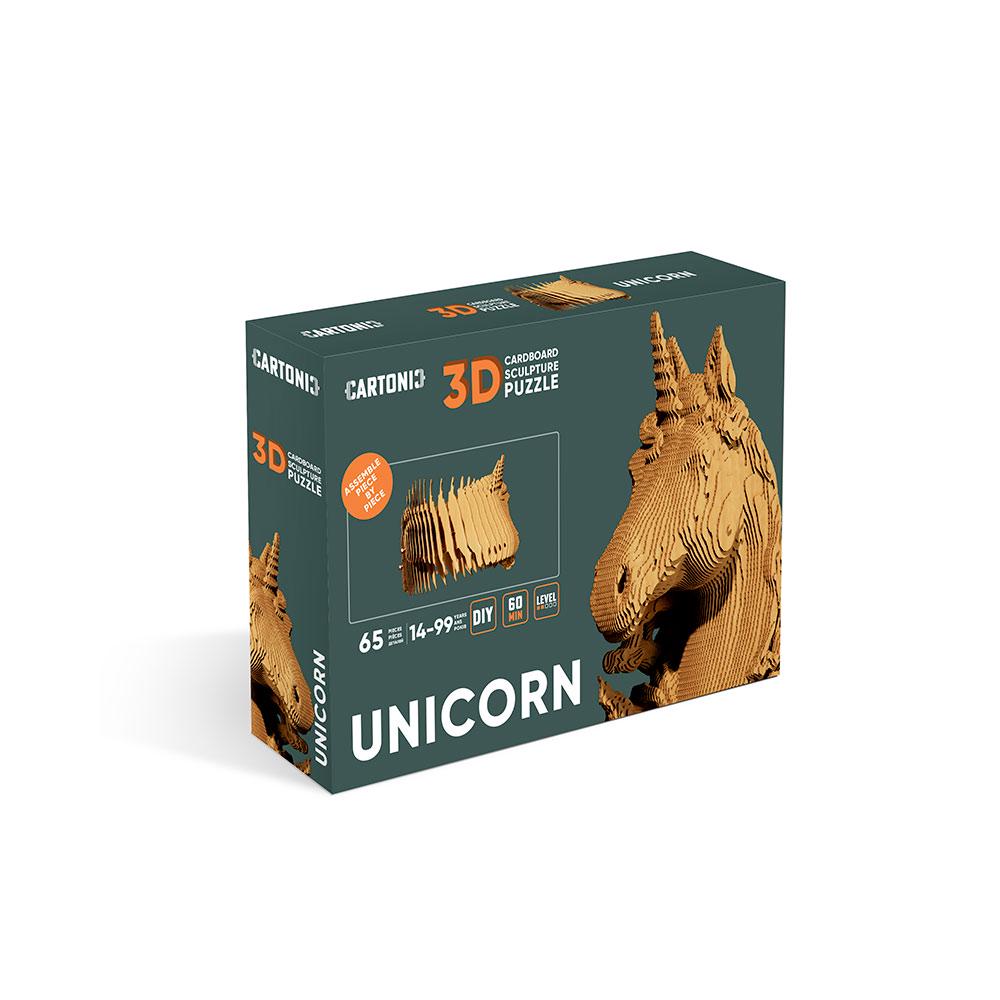 Конструктор картонный Cartonic 3D Puzzle Unicorn - фото 3