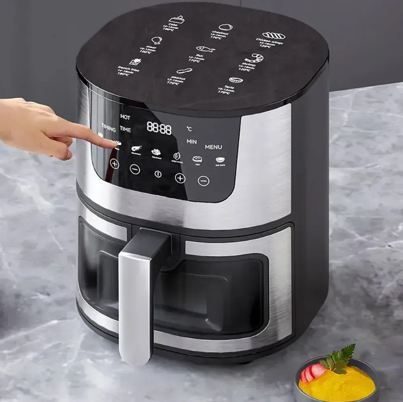 Фритюрниця Zepline безмасляна з таймером сенсорна 8 л 4200 Вт - фото 9 Фритюрниця Zepline безмасляна з таймером сенсорна 8 л 4200 Вт - фото 9