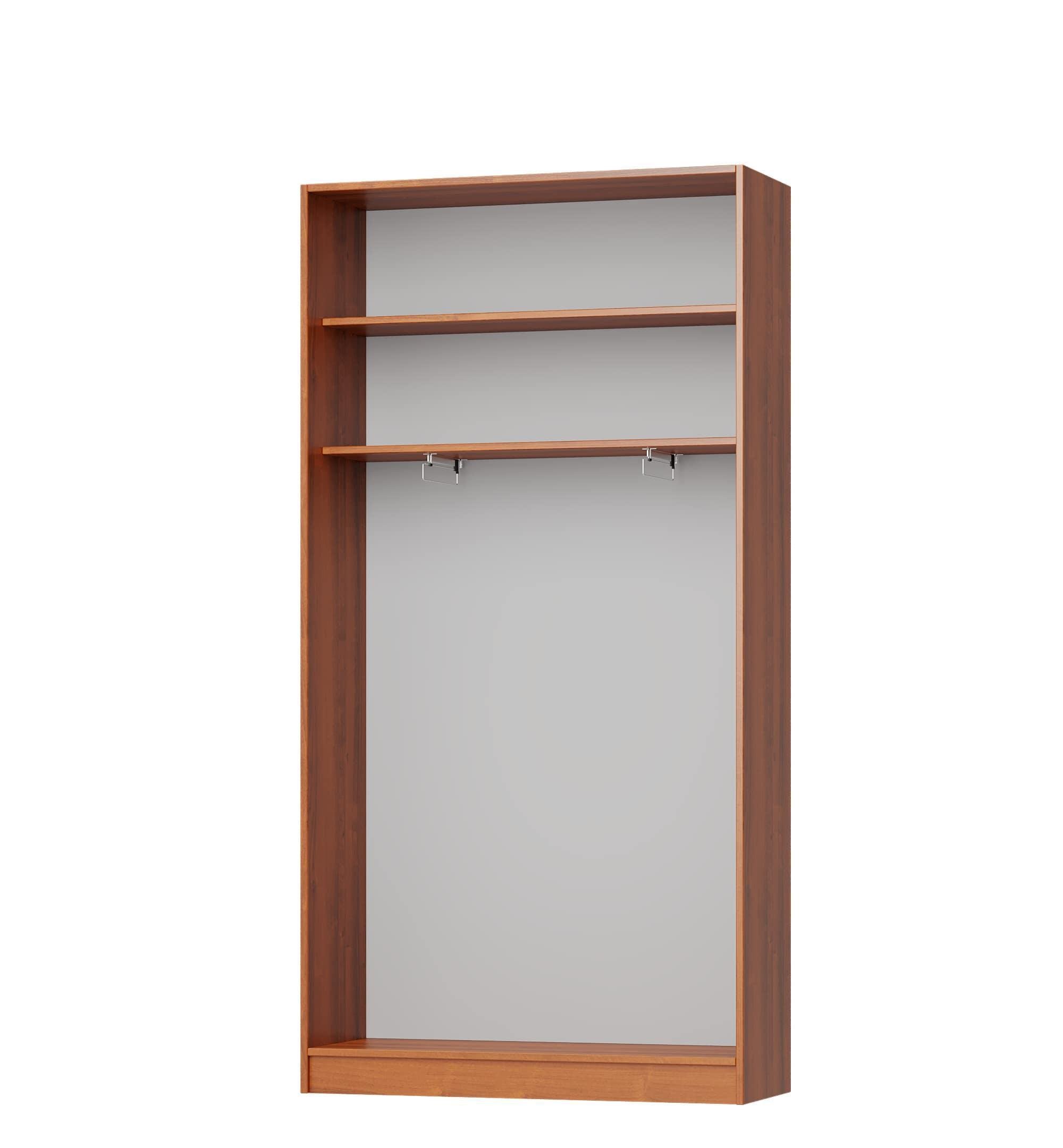 Шкаф-купе двухдверный MebelStar Уни AL 2 ДСП 120x45x240 см Аляска серый (MBS-3945) - фото 2