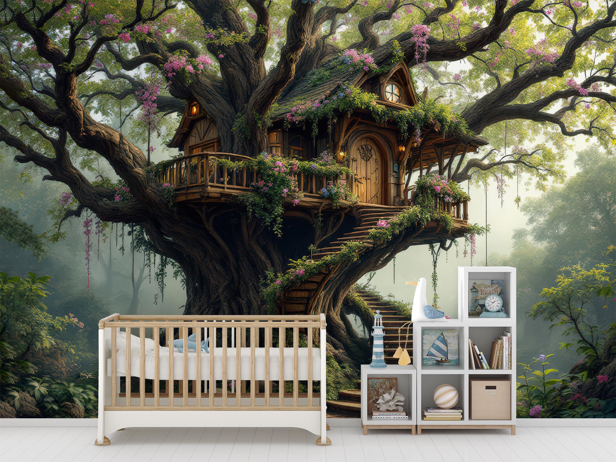 Фотообои флизелиновые Upstream Дом на дереве 180х120 см (S5KID-078/2) - фото 5