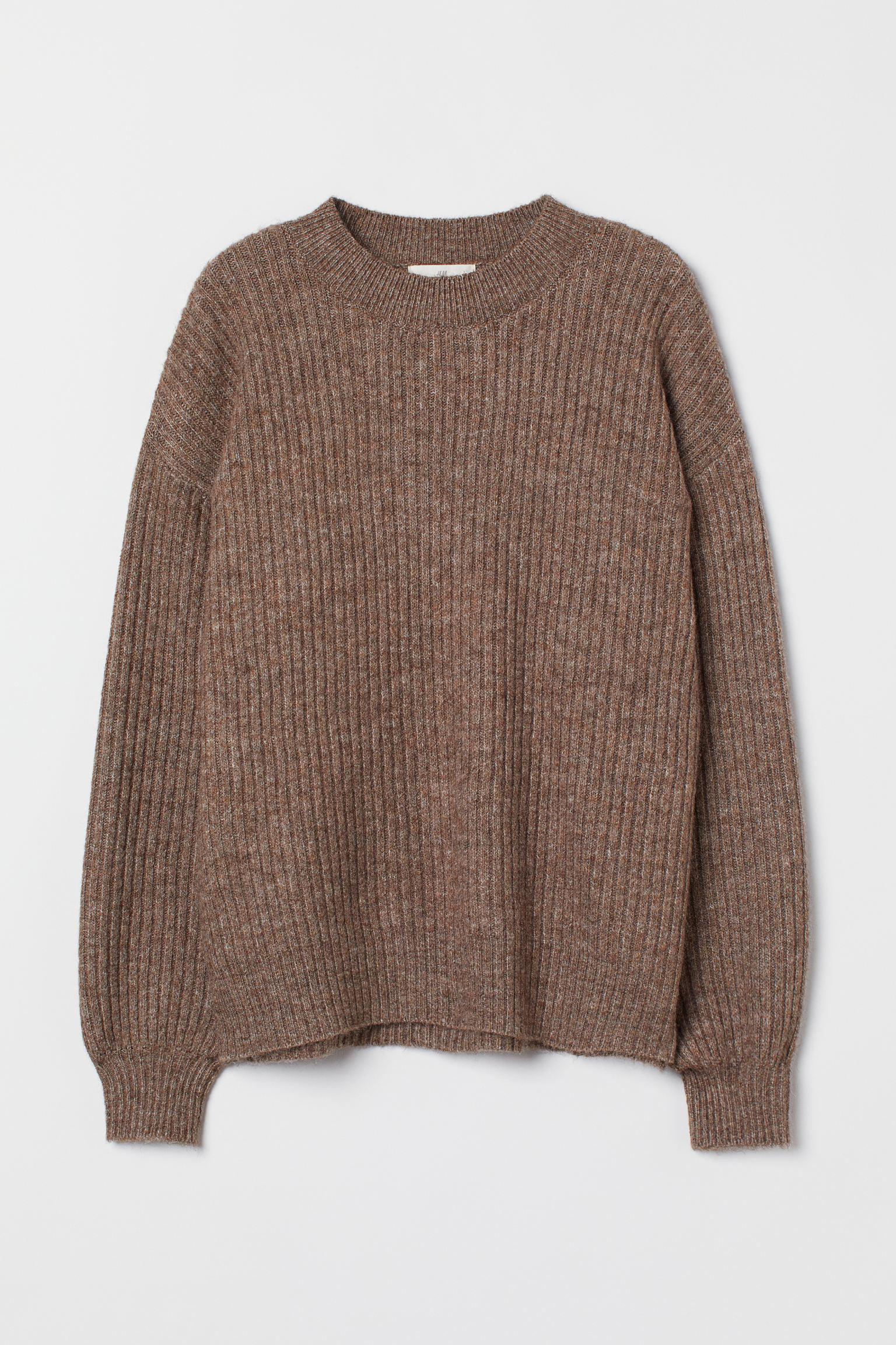 Джемпер H&M Меланж L Коричневий (S1908925376)