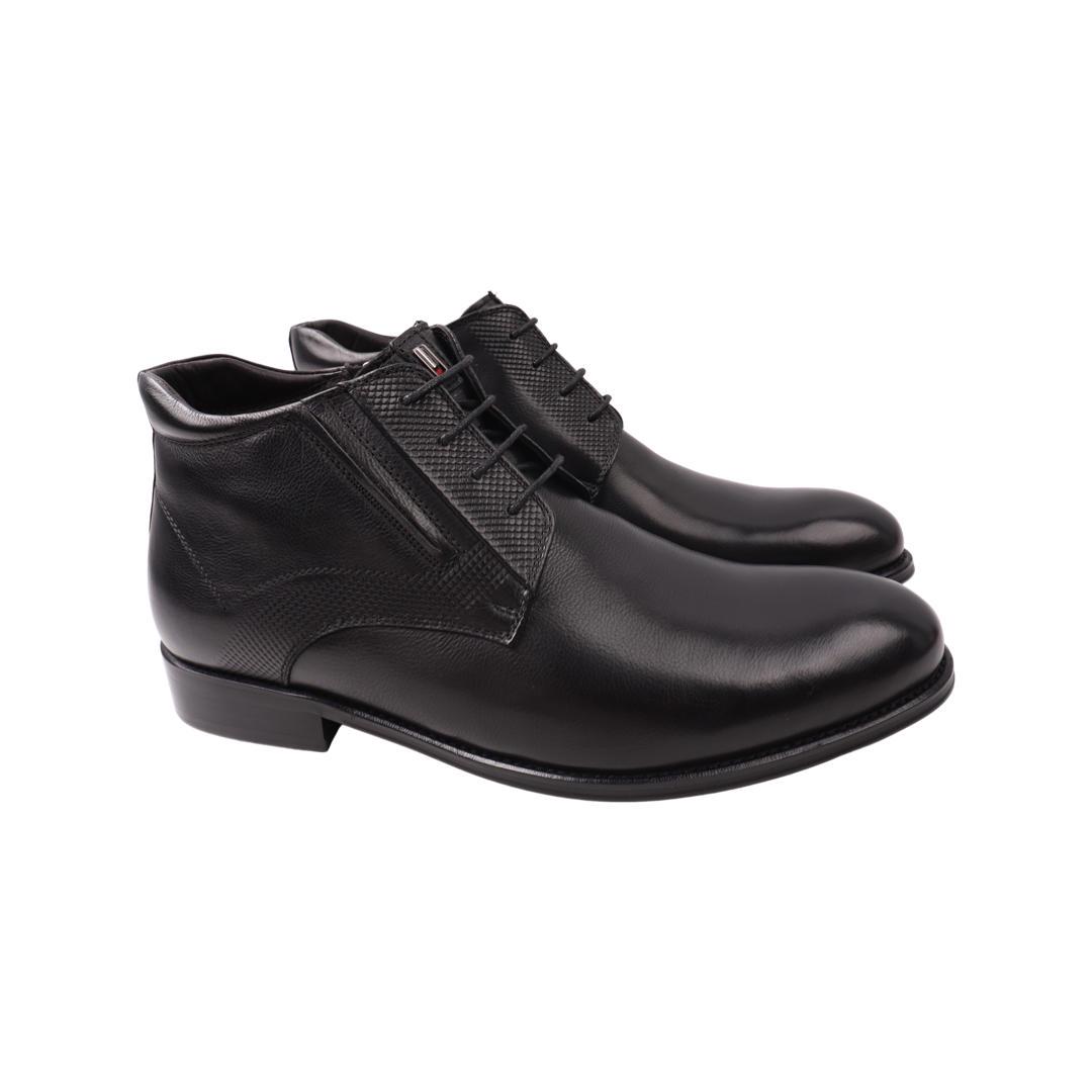 Ботинки мужские Cosottinni из кожи р. 44 Черный (349-22ZH)