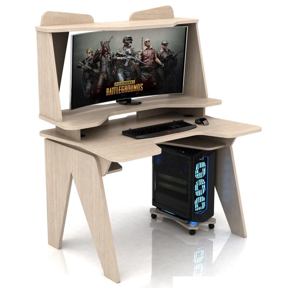 Стол геймерский ХGamer BIG RAPTOR Дуб молочный