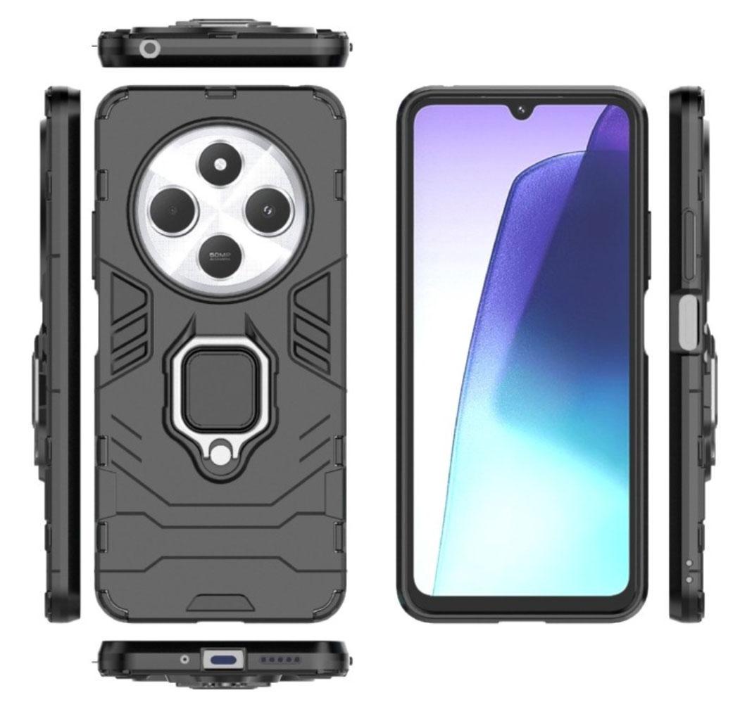 Чохол бампер Primolux Ring Armor для Xiaomi Redmi 14C 4G - Black - фото 5 Чохол бампер Primolux Ring Armor для Xiaomi Redmi 14C 4G - Black - фото 5