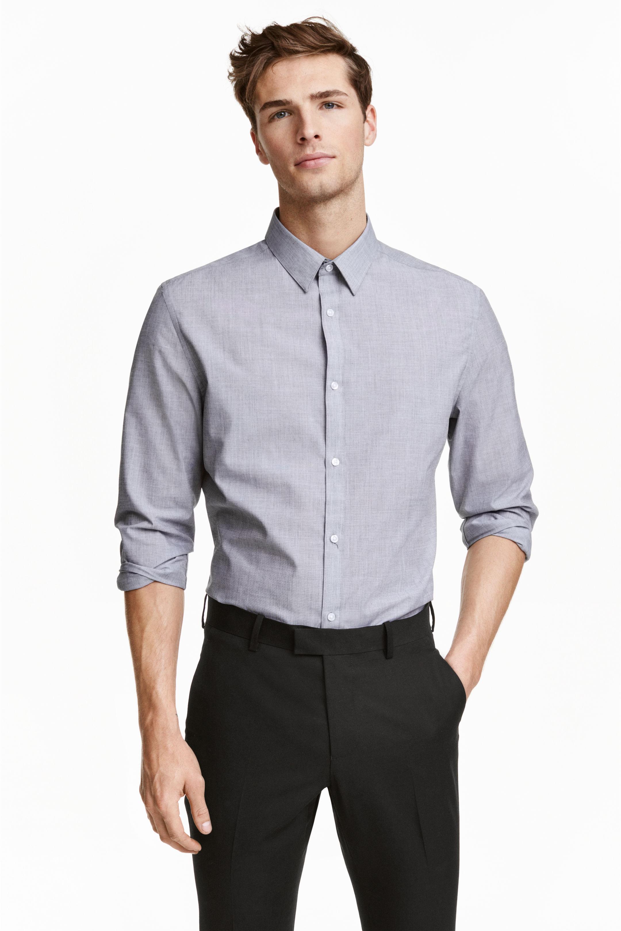 Рубашка S Светло-серый (4005314RP2)