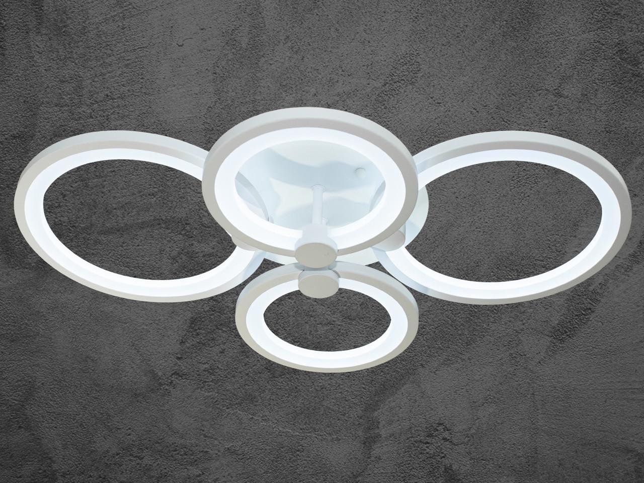 Люстра для кухни с пультом 8022-4WHDIM-LS 70W на 10 м2 Белый (1869388972) - фото 2 Люстра для кухни с пультом 8022-4WHDIM-LS 70W на 10 м2 Белый (1869388972) - фото 2