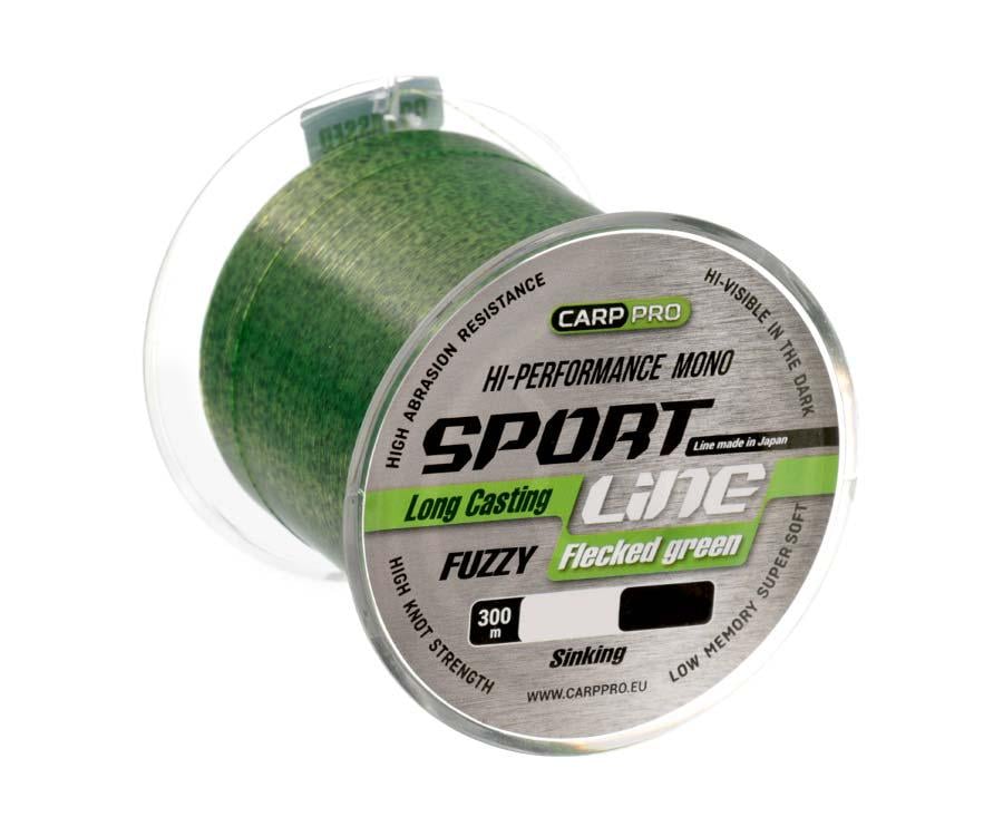 Волосінь Carp Pro Sport Line Flecked 300 м 0,335 мм Green
