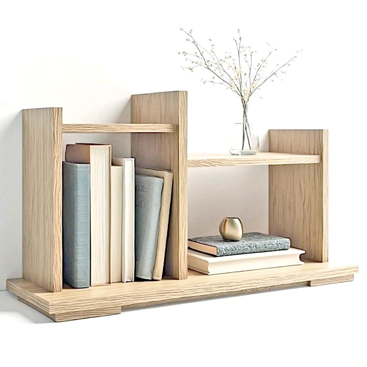 Полка книжная настольная из дерева Флоракис Бланже (КПА-000301)