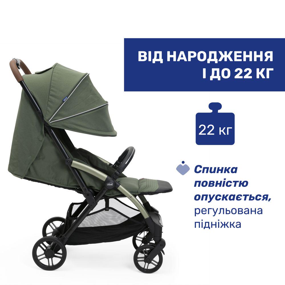 Коляска прогулочная Chicco Goody XPlus Stroller Зеленый (143142) - фото 3