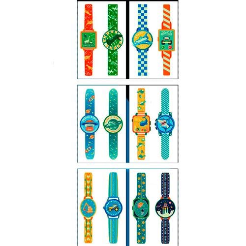 Татуировки Часы детские Clock Tattoo светящиеся 6 л. (3270-1)