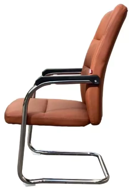 Крісло конференційне шкіряне АКЛАС Натан CH CF Коричневий (00127506) - фото 3