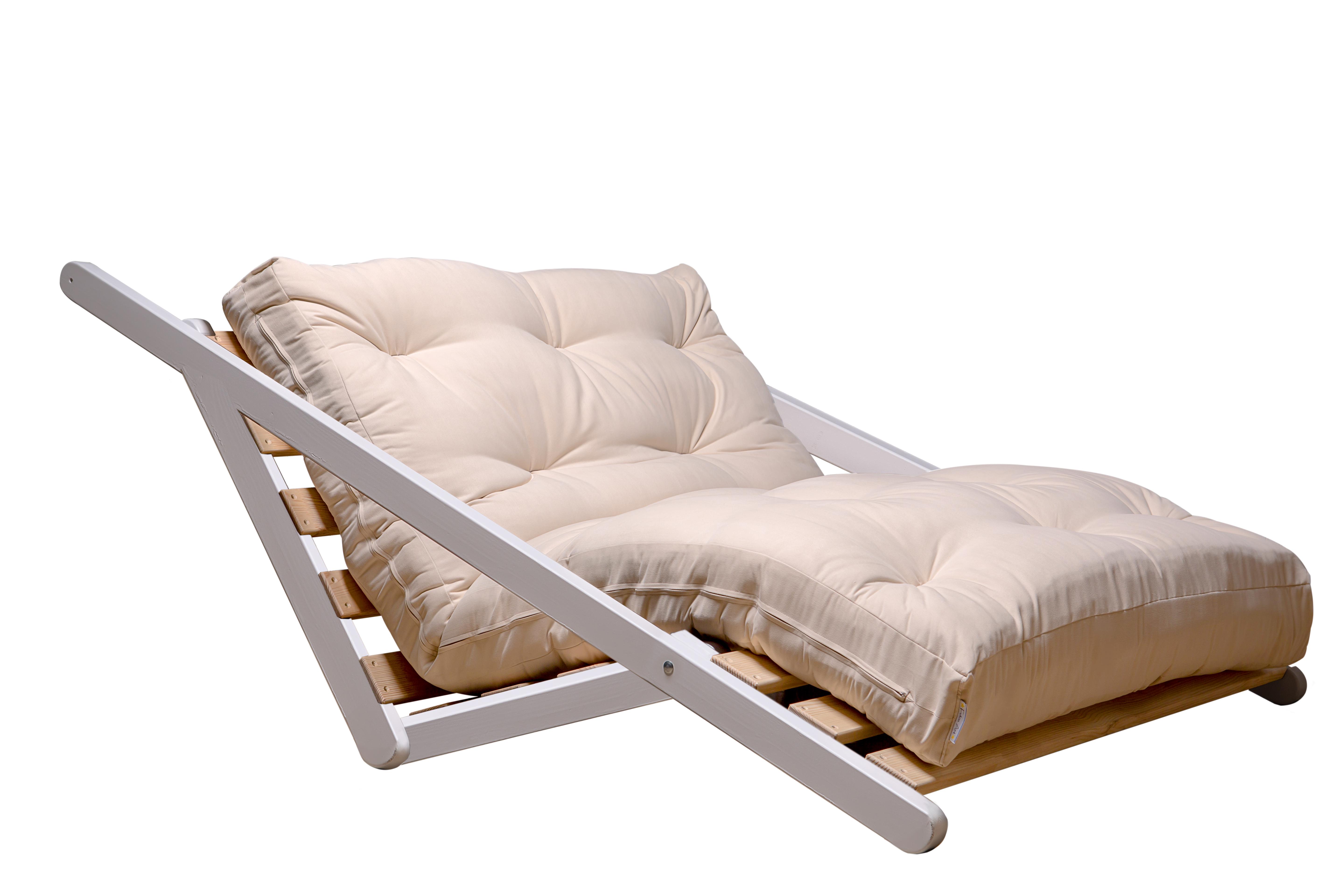 Футон-реклайнер Futon Art L 140х200 каркас/матрац Білий/Білий - фото 1