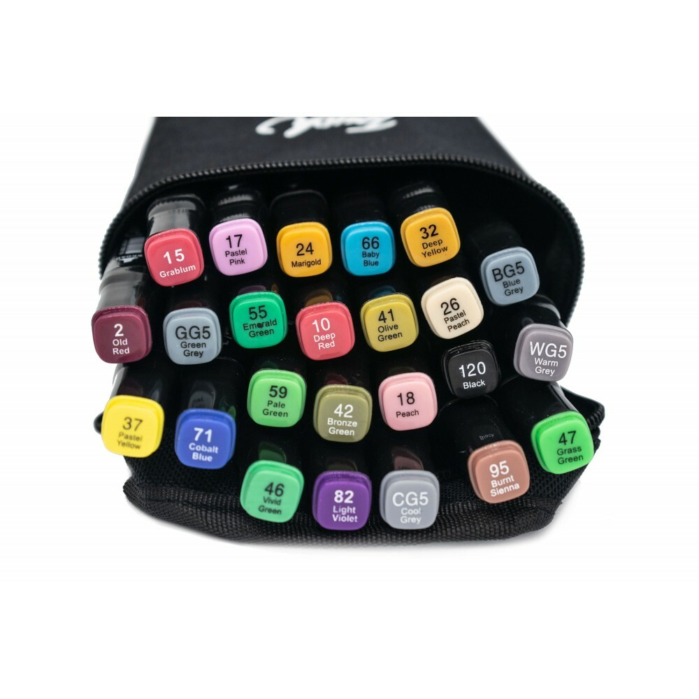 Набір маркерів двосторонніх 24 шт. (400) - фото 2 Набір маркерів двосторонніх 24 шт. (400) - фото 2