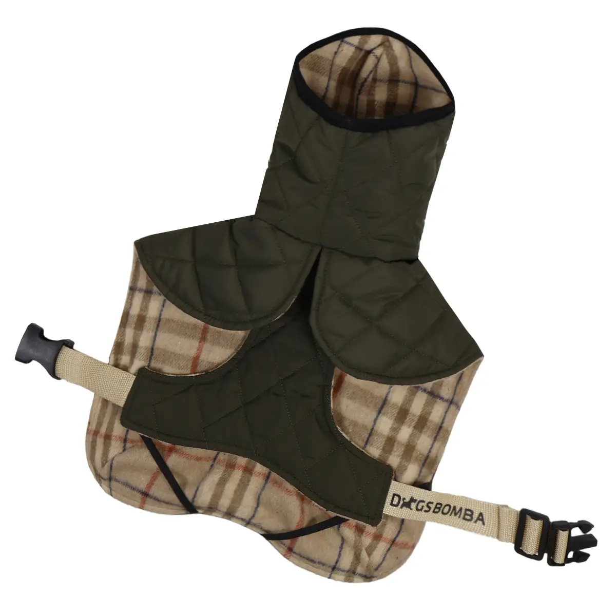 Жилет Dogs Bomb стежка двосторонній Хакі (G-122/5) - фото 4 Жилет Dogs Bomb стежка двосторонній Хакі (G-122/5) - фото 4