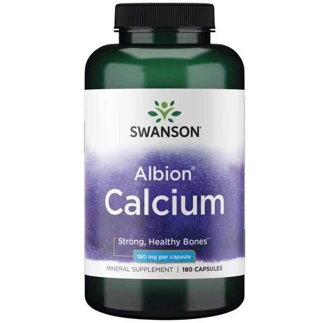 Кальций Swanson Albion Calcium 180 mg 180 капс. Кальций Swanson Albion Calcium 180 mg 180 капс.