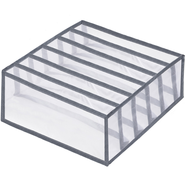 Органайзер StorageBox для бюстгальтеров 6 отделений Серый (689)