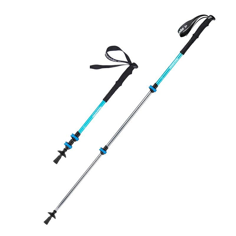 Палка для треккинга Naturehike Men ST01 NH17D001-Z алюминий 6061 телескопическая 61-135 см Синий (619671)