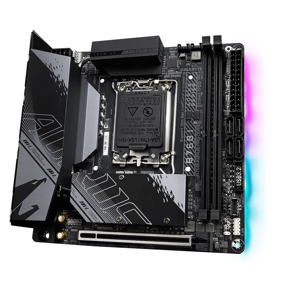 Материнська плата Gigabyte B760A Aorus PRO DDR4 Socket 1700/MiniITX/2хDDR4 DIMM (11401387) - фото 4