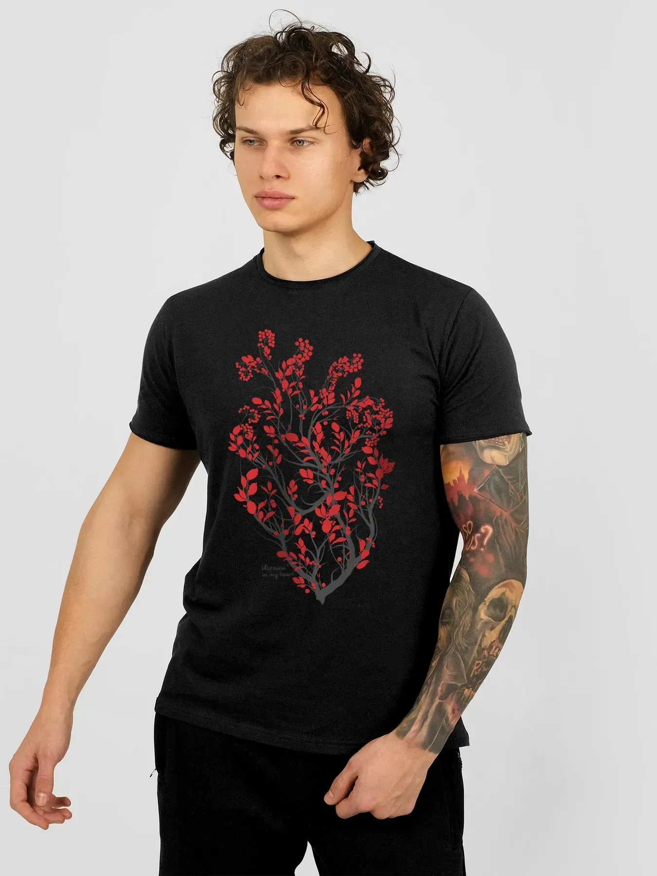 Футболка мужская Ukraine In My Heart XS Черный (26923144)