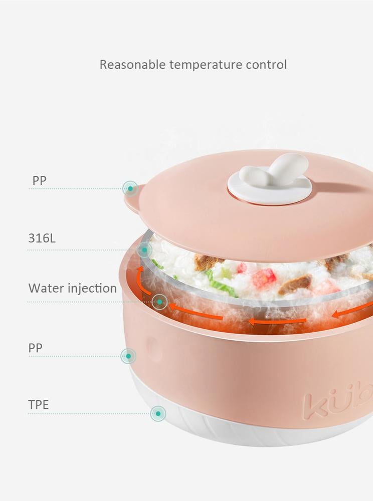 Набор для кормления Kub 6 пр. Розовый - фото 3 Набор для кормления Kub 6 пр. Розовый - фото 3