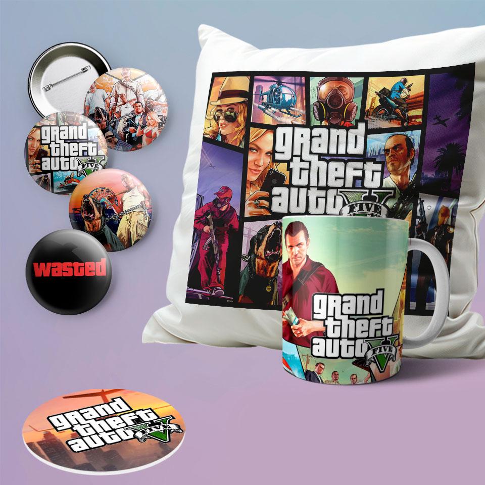 Подарунковий набір ігровий бокс Grand Theft Auto GTA (156)