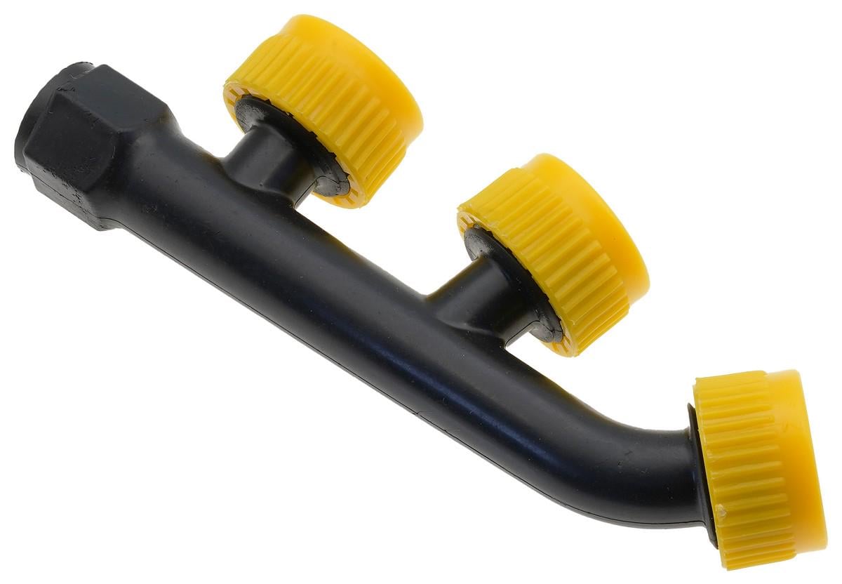 Насадка для опрыскивателя три форсунки с внутренней резьбой d 12 мм (rest1495)