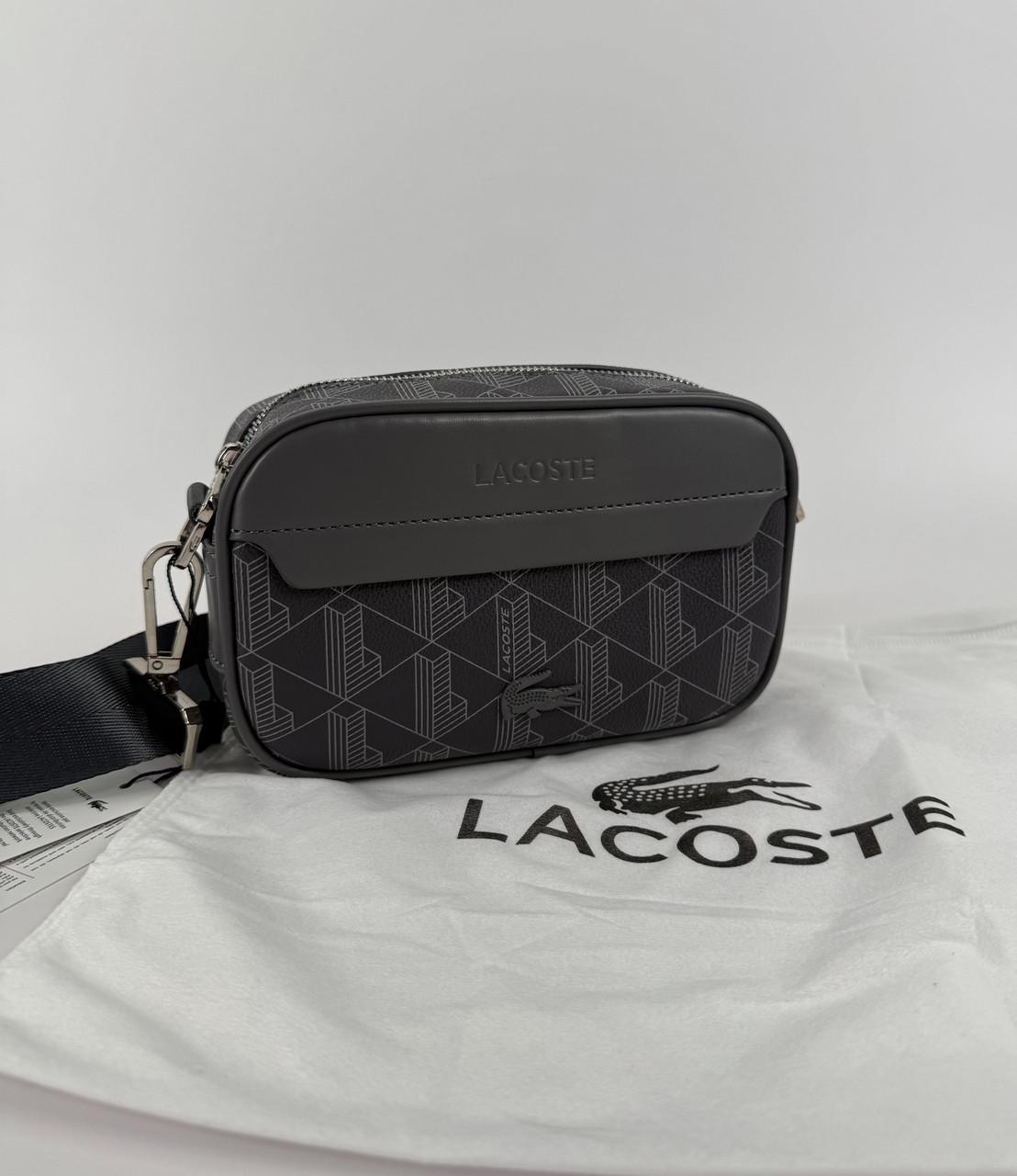 Мессенджер через плечо Lacoste Серый - фото 2 Мессенджер через плечо Lacoste Серый - фото 2