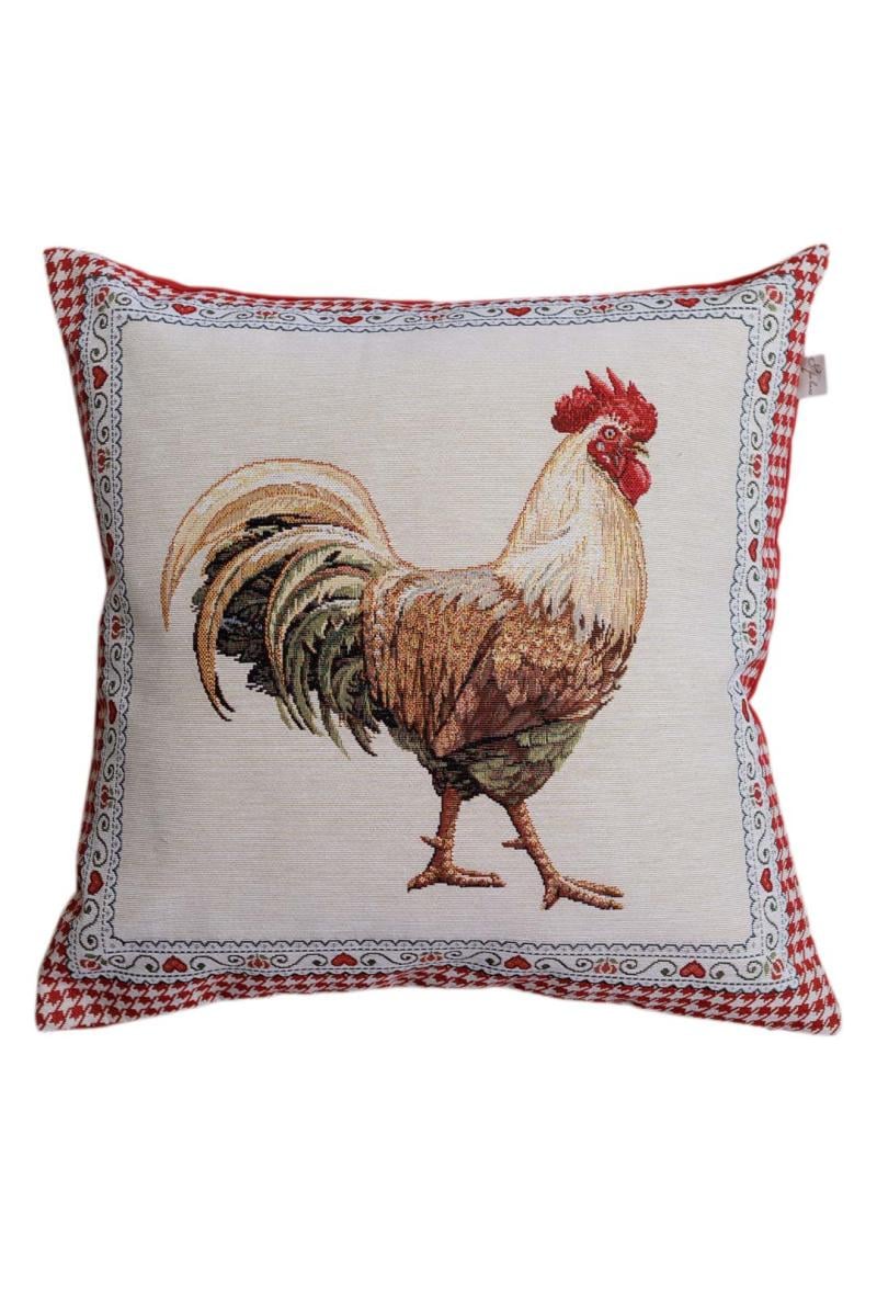 Наволочка гобеленовая Прованс Добробут Петух 45х45 см (044432) Наволочка гобеленовая Прованс Добробут Петух 45х45 см (044432)
