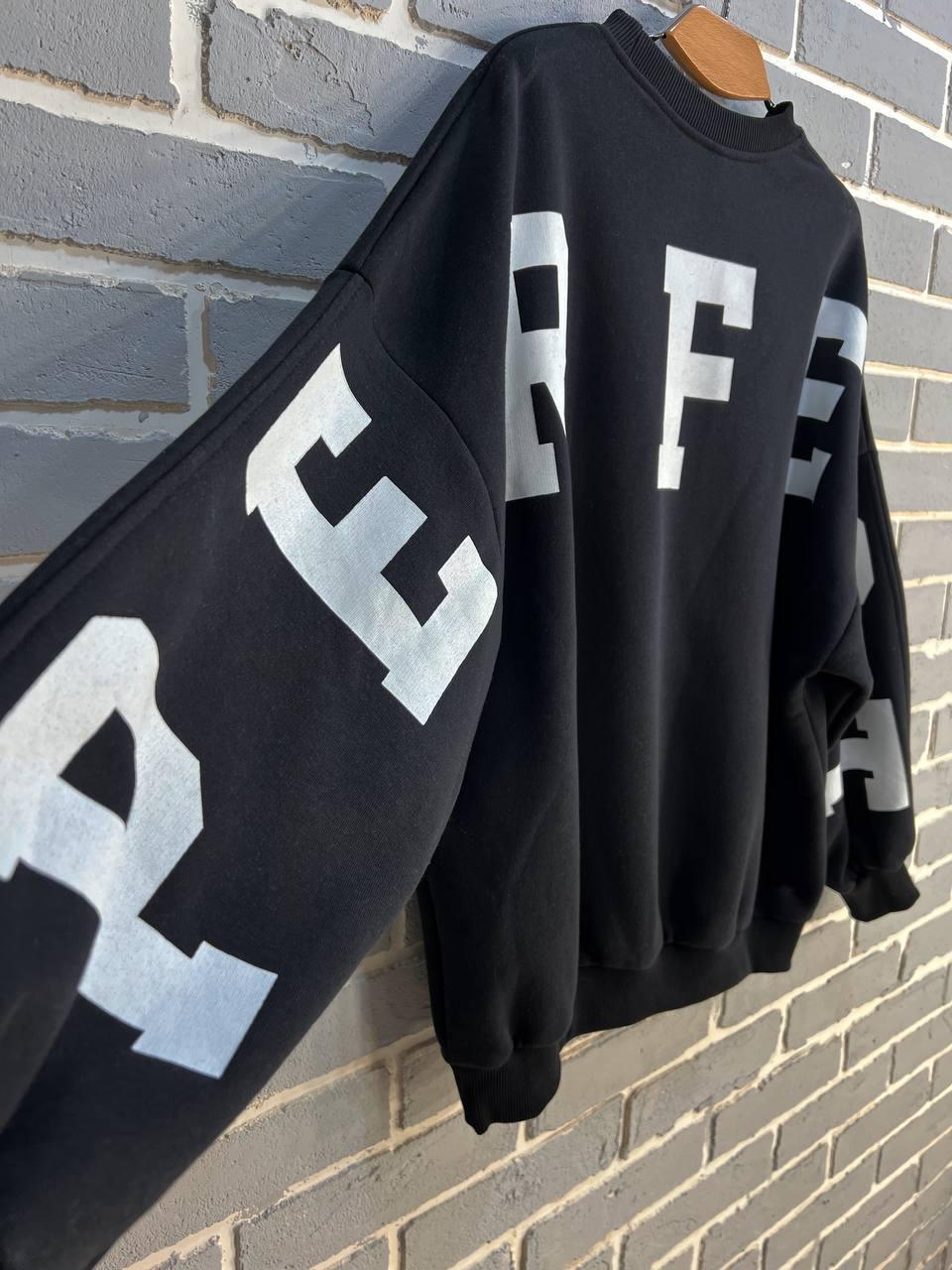 Свитшот женский DAVRAS 6001 PERFECT удлиненный утепленный на флисе OS Черный (1049) - фото 3 Свитшот женский DAVRAS 6001 PERFECT удлиненный утепленный на флисе OS Черный (1049) - фото 3