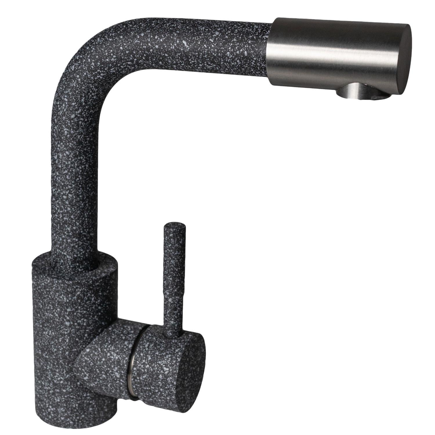 Змішувач для кухні Platinum Germece 8530 PLS-A23880 одноважільний Сірий (158490)