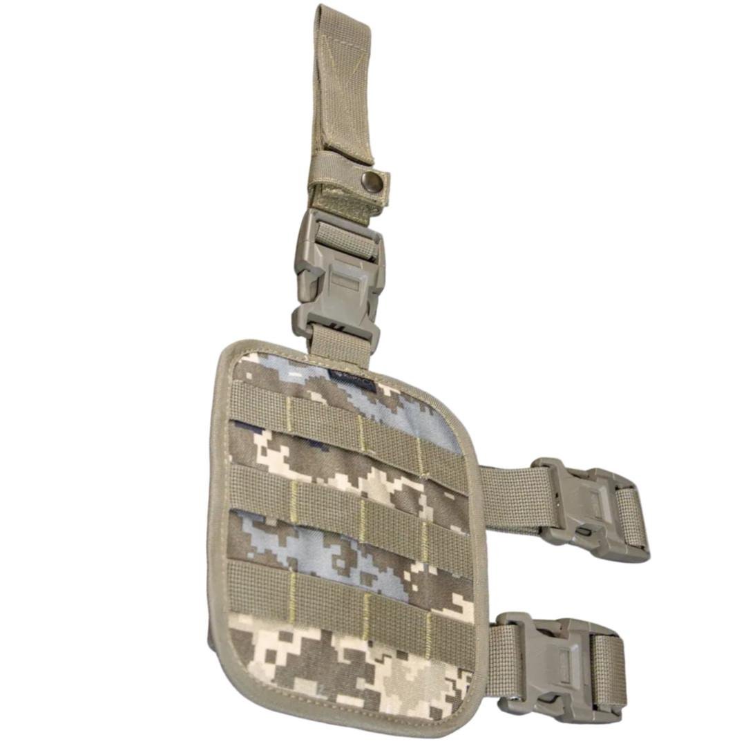 Платформа на стегно для підсумків Kirasa Cordura 1000D Molle 15х20 Pixel (KI284) - фото 2 Платформа на стегно для підсумків Kirasa Cordura 1000D Molle 15х20 Pixel (KI284) - фото 2