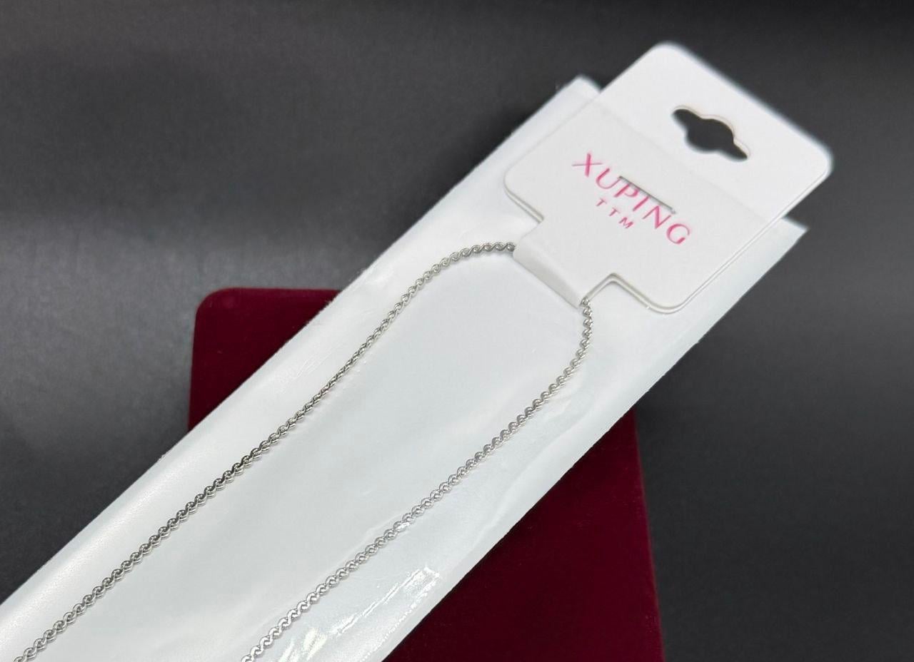 Ланцюжок жіночий Xuping гіпоалергенний 45 см Срібний (2903483986)