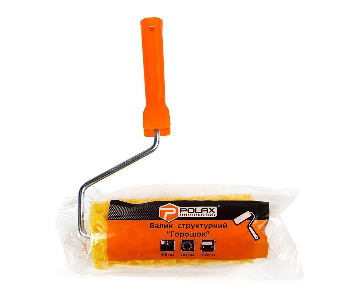 Валик структурний Polax горошок з ручкою поролоновий 8х80х180 мм (21-007) - фото 2 Валик структурний Polax горошок з ручкою поролоновий 8х80х180 мм (21-007) - фото 2