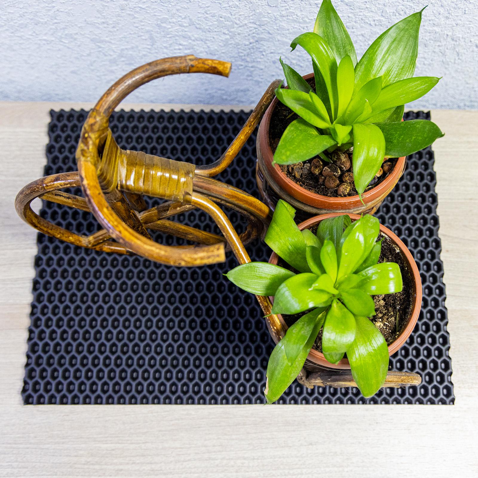 Брудозахисний килимок OSPORT R-00051 40x30 см Чорний (21018) - фото 2 Брудозахисний килимок OSPORT R-00051 40x30 см Чорний (21018) - фото 2