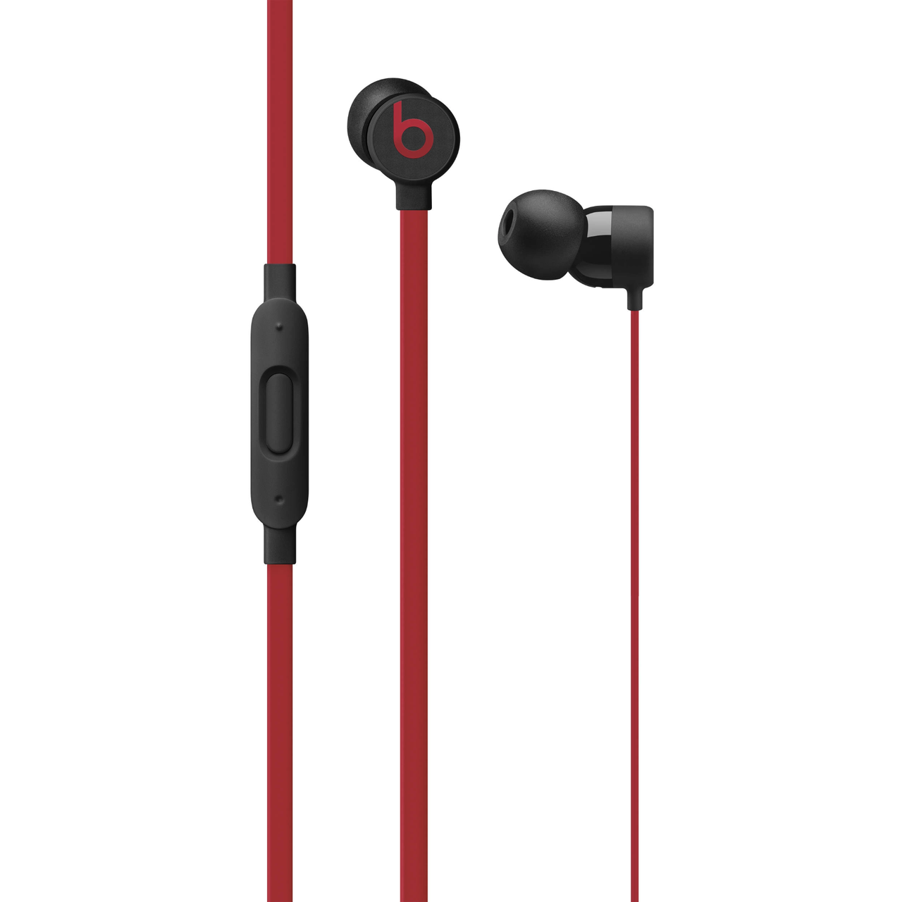 Наушники ведущие Beats by Dr. Dre urBeats3 Earphones 3,5 мм Plug Black/Red (MUFQ2) - фото 3