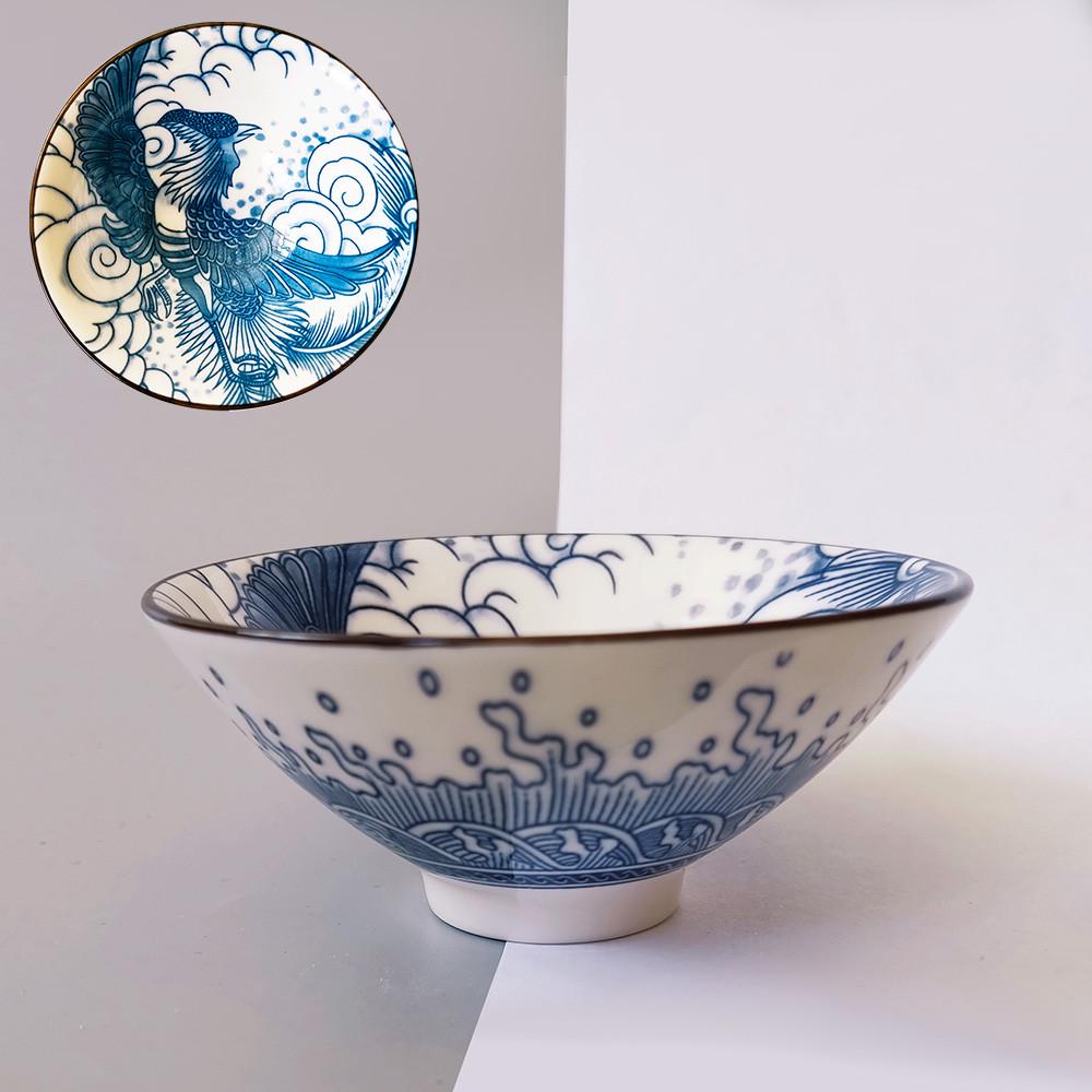 Пиала для чая Феникс фарфоровая 90 мл - фото 2