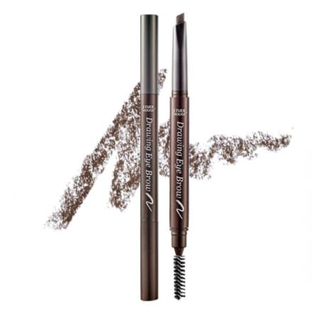 Карандаш для бровей Etude House Drawing Eye Brow №2 Gray Brown (8809668022469) - фото 2