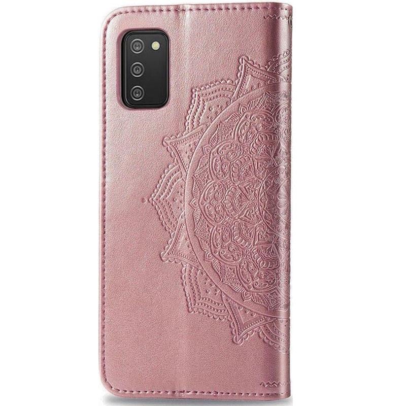 Кожаный чехол (книжка) Art Case с визитницей для Samsung Galaxy A02s Розовый - фото 3