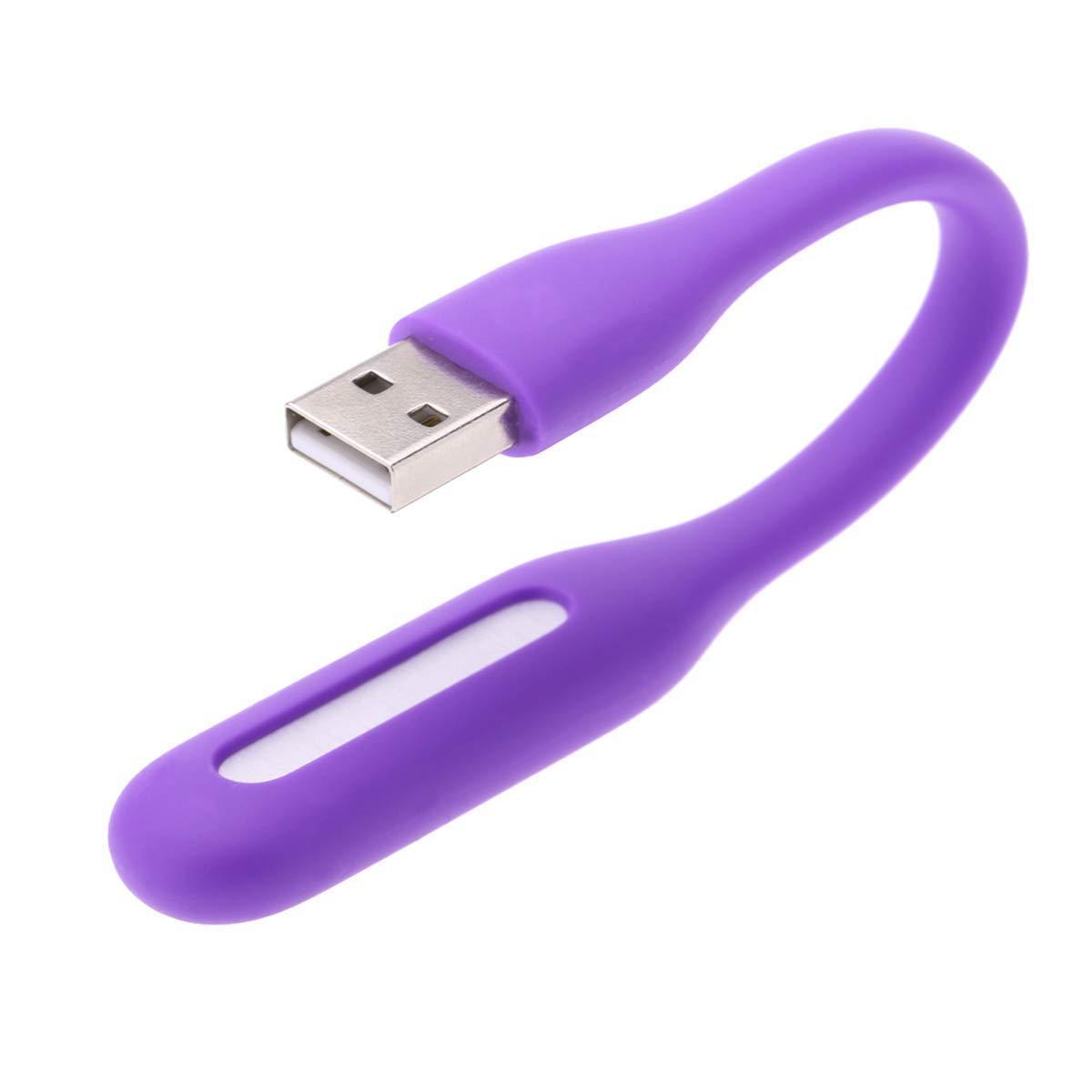 Светильник Usb гибкий Led для ноутбука и PowerBank Фиолетовый