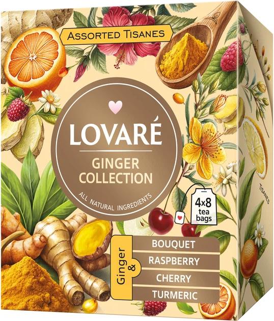 Чай травяной Lovare Ассорти имбирный 32 пакетика (lov1030)