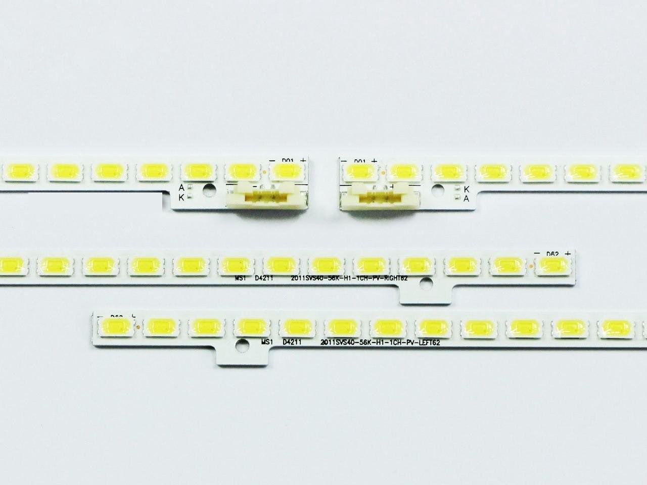 Комплект LED подсветки для телевизора Samsung 40" 2011SVS40-56K-H1-1CH-PV-RIGHT62 /LEFT62 - фото 2